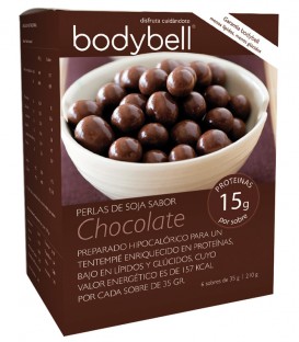 Bodybell Perlas de Soja sabor Chocolate caja