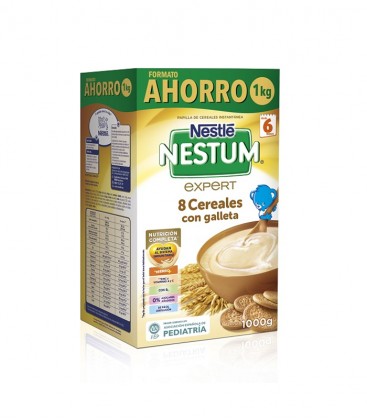 Nestle Papilla NESTUM 8 Cereales con Galleta 1kg