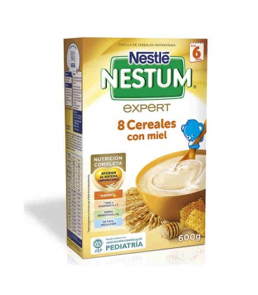Nestle Papilla NESTUM 8 Cereales con miel
