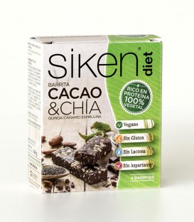 Barritas Cacao y Chía Siken Vegetal