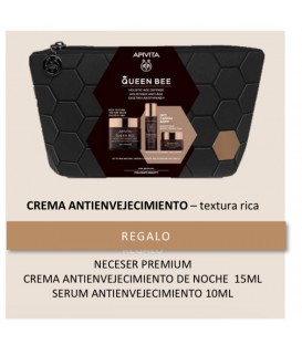 Apivita Queen Bee Cream Crema Rica 50ml + Neceser 10 días de tratamiento 