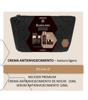 Apivita Queen Bee Cream Crema Rica 50ml + Neceser 10 días de tratamiento 