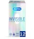 Durex Preservativos Invisible Extra Sensitivo 12 uds