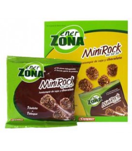 Enerzona Tentempié Mini Rock de Soja y Chocolate