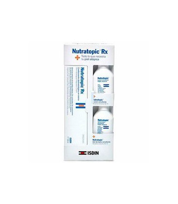 Isdin Nutratopic Rx Crema para piel atópica (100 ml.) + Loción Emoliente (50 ml.) + Gel (50 ml.)